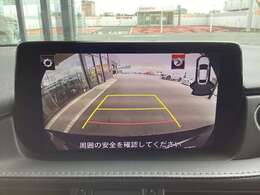 バックカメラで駐車をサポートいたします☆