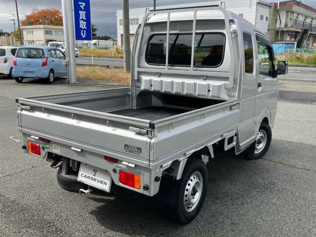 パートタイム4WD/エアコン/パワステ/衝突軽減ブレーキ/クラリオンCD/AUX/USB/ゲートチェーン/荷台ラバーマット/荷台シート積込