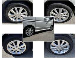 純正アルミホイール装着☆