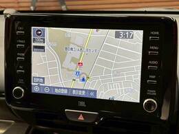 【純正ナビ】一体感のあるナビは、高級感ある車内を演出してくれます。Bluetooth再生などオーディオ機能も充実しておりますので、運転もより楽しめます♪