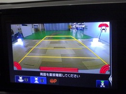 バックカメラの画像です。車庫入れの安心感がアップしますね☆