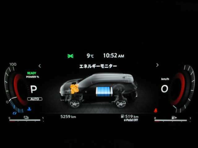 アドバンスドドライブアシストディスプレイ　12.3インチ大型カラーディスプレイ車両状態も表示します。