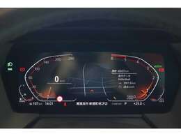 10.25インチディスプレイメーター。自分好みに画面をカスタマイズできます。