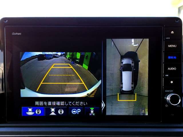 YouTubeなど見れちゃうHDMI、フルセグTV、CD、DVD、ブルートゥースオーディオなど、様々なメディア再生対応の純正10インチナビTV！全周囲カメラも鮮明で見やすいです！
