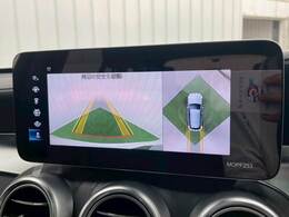 【全周囲モニター】を装備しております。全周囲カメラで危険察知。狭い駐車場でも安心して駐車できますね。