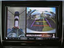 全方位モニター装備♪駐車の際や狭い道での幅寄せなどの時に死角なしで安心です！