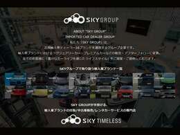 【SKY GROUP】輸入車専門で16ブランドを取り扱う正規ディーラーです。スーパーカーを得意とし、ブガッティやパガーニ、ピニンファリーナ、ジンガーの正規ディーラーも運営しております。