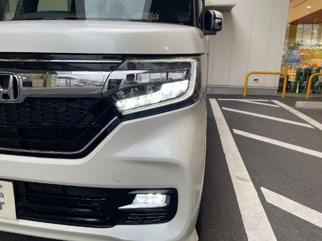 LEDヘッドライトなのでとても明るいです！