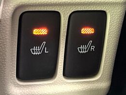 【シートヒーター】寒い日に重宝するシートヒーター！エアコンより早く温まってくれるので寒がりの人も安心ですね♪エアコンの温風は乾燥するから苦手、という方にもをおすすめです。