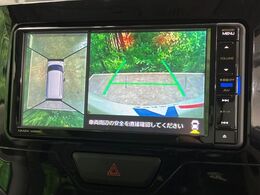 【パノラマモニター】専用のカメラにより、上から見下ろしたような視点で360度クルマの周囲を確認することができます☆死角部分も確認しやすく、狭い場所での切り返しや駐車もスムーズに行えます。