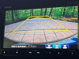 【バックカメラ】駐車時に後方がリアルタイム映像で確認できます。大型商業施設や立体駐車場での駐車時や、夜間のバック時に大活躍！運転スキルに関わらず、今や必須となった装備のひとつです！