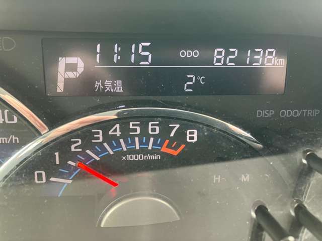 マルチインフォメーションディスプレイ　走行82，138キロ