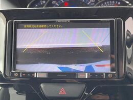 【バックカメラ】駐車時に後方がリアルタイム映像で確認できます。大型商業施設や立体駐車場での駐車時や、夜間のバック時に大活躍！運転スキルに関わらず、今や必須となった装備のひとつです！