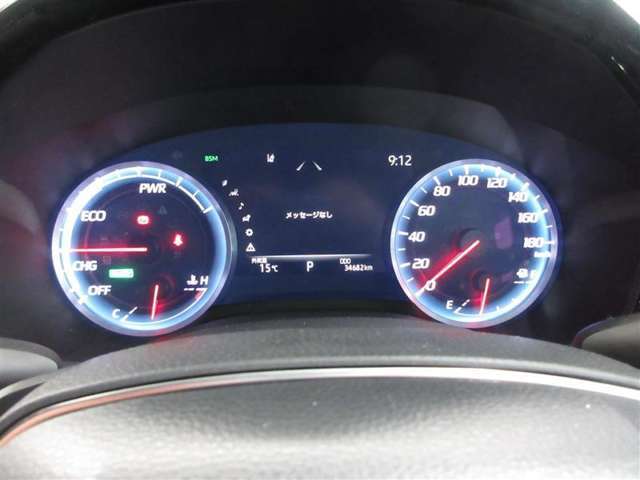 ECO運転の頼もしいアイテム、エコインジケーター。直感的に分かりやすいアナログタイプを採用しました。