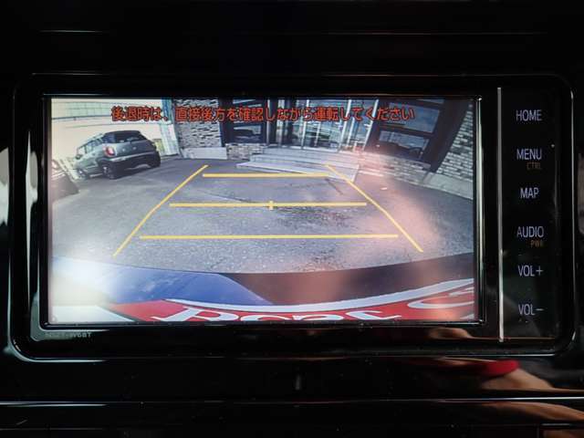 バックカメラ装備です☆　苦手な車庫入れも安心です！！