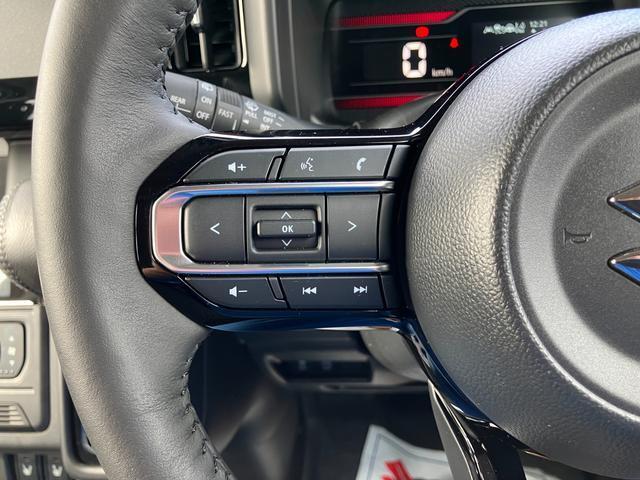 ステアリングオーディオスイッチで手元でのオーディオ操作が可能です☆