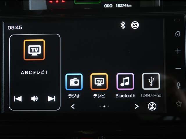 携帯電話とBlue Toothの連携により車の中でハンズフリー通話が可能です。