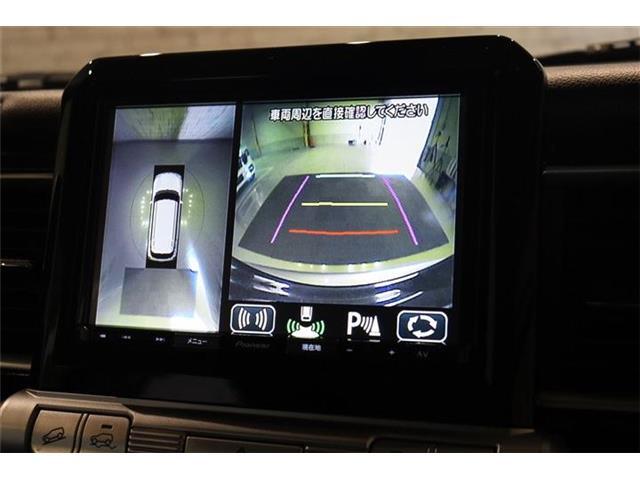 真上からの視点で車を見ることが出来る全方位カメラ機能付き！
