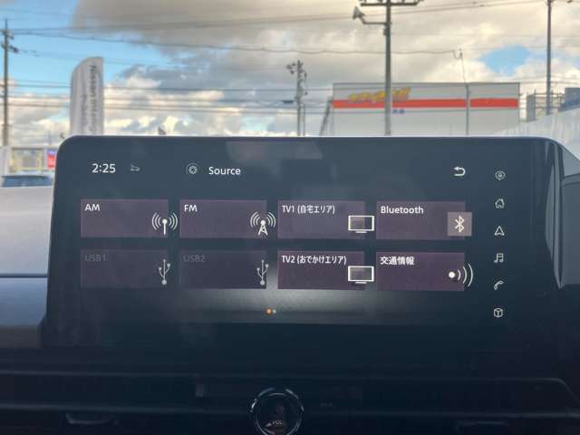 テレビ、ブルートゥース等各種機能付！よりドライブをお楽しみいただけます♪