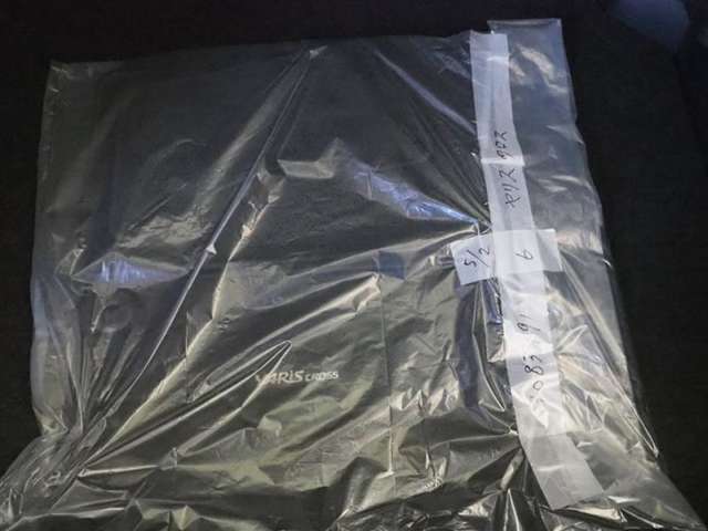 フロアマット清掃済み