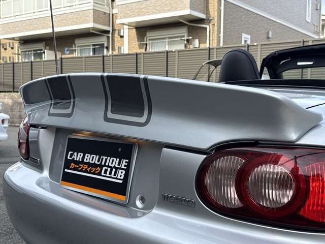 ウィングがついていて、ボディにフィットしたデザインのライン装飾もされています。