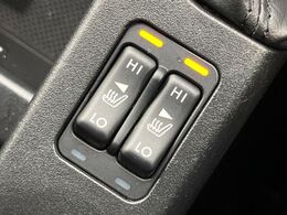 【シートヒーター】寒い日に重宝するシートヒーター！エアコンより早く温まってくれるので寒がりの人も安心ですね♪エアコンの温風は乾燥するから苦手、という方にもをおすすめです。