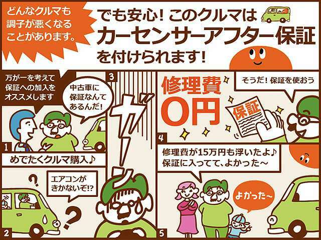 保証範囲は237項目！修復歴有のお車でもOK！全国対応のコールセンター！24時間365日対応の緊急ロードサービス付き！