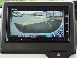 リアカメラでバックも安心