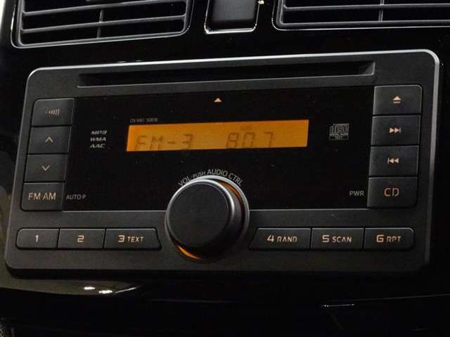 CD、FM・AMラジオを搭載しています。