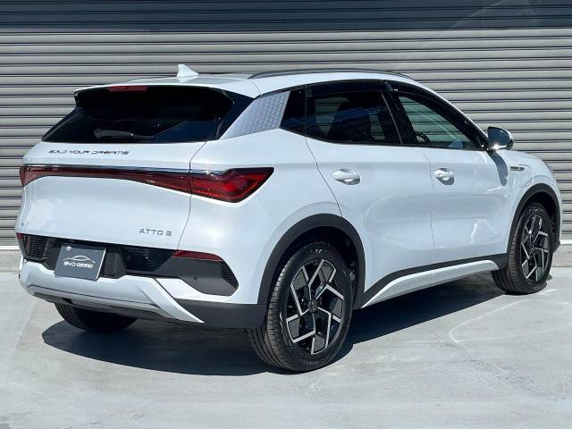 BYD　ATTO3が入庫しました♪フル充電で航続距離470km！車両から電気を取り出すV2H、V2Lも対応しております！先進安全・運転支援システムもすべて標準装備で快適なドライブをご提供します♪