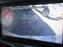 バックが苦手な方は必見！ライン表示付きのバックモニターが障害物を映し出してくれます！