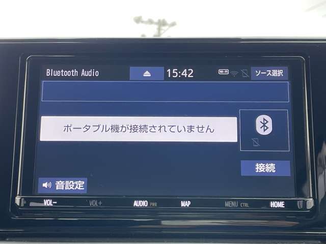 「Bluetoothオーディオ」　ナビはBluetoothオーディオに対応♪お手持ちのスマホに保存した音楽を車内でお楽しみいただけます♪