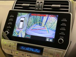 【パノラミックビューモニター】専用のカメラにより、上から見下ろしたような視点で360度クルマの周囲を確認することができます☆死角部分も確認しやすく、狭い場所での切り返しや駐車もスムーズに行えます。