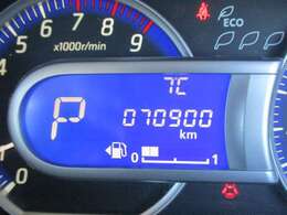 実際の走行距離のメーターです