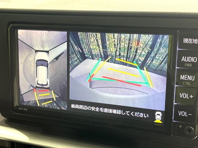 【パノラミックビューモニター】専用のカメラにより、上から見下ろしたような視点で360度クルマの周囲を確認することができます☆死角部分も確認しやすく、狭い場所での切り返しや駐車もスムーズに行えます。