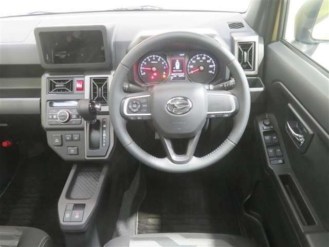 シンプルで使いやすいデザインのハンドル周り。