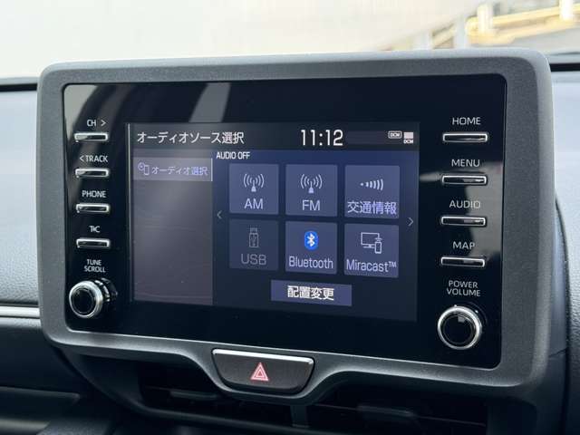 ナビ機能付き☆ディスププレイオーディオ☆Bluetooth機能も付いてますので、お気に入りの音楽をお車でもお聴きいただけます（＾-＾）