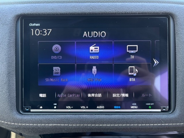 純正インターナビ付きでフルセグ・DVD再生・Bluetoothなど付いてとても便利な車両です♪