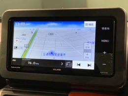 社外ナビ搭載です。知らない道も安心ですね！