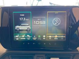 ディスプレイオーディオ装着車です。Bluetooth対応。