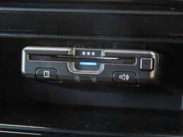 遠出に欠かせないETCは、すっきりジャマにならないビルドインタイプ☆