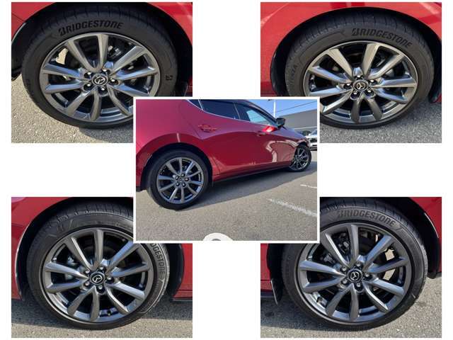 純正アルミホイール装着☆