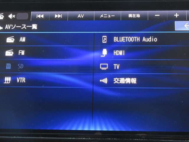 フルセグTV視聴可能・Bluetoothオーディオにも対応しております♪