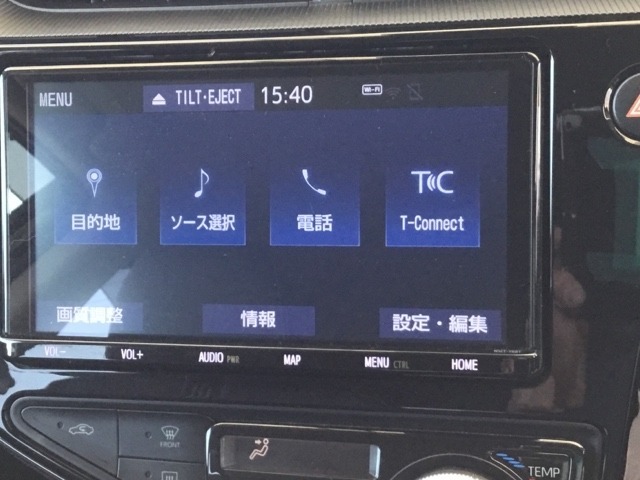 トヨタのT-Connect対応ナビ搭載
