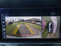 【360°ビューモニター】上空から見下ろしたような映像をナビ画面に映し出し周囲の状況を確認しながらの走行、駐車が可能となっております！