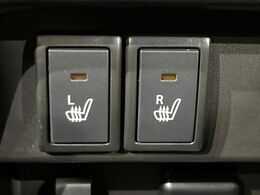 【シートヒーター】寒い日に重宝するシートヒーター！エアコンより早く温まってくれるので寒がりの人も安心ですね♪エアコンの温風は乾燥するから苦手、という方にもをおすすめです。