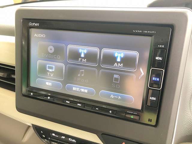 純正メモリナビ、フルセグTV付き、DVD、Bluetoothオーディオも再生可能です！ナビ付き条件でお探しの方は必見です！
