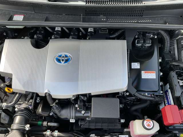 綺麗に整備されたエンジンルーム