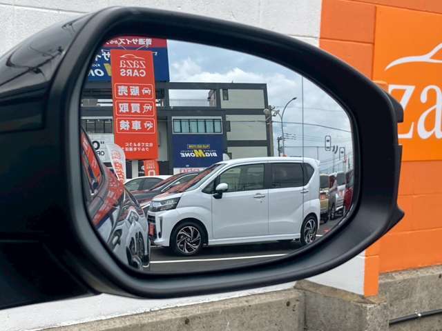 ブラインドスポットモニター機能搭載です。