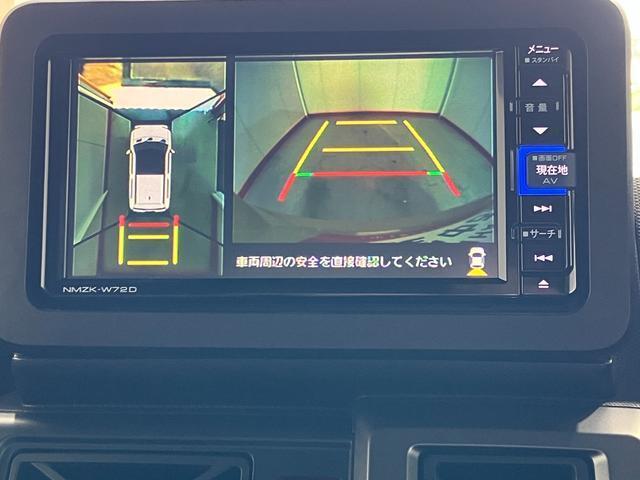 真上からの目線で周囲を確認できるパノラマモニター搭載！狭い場所での駐車時や狭い路地など、運転が苦手な方でも安心です♪